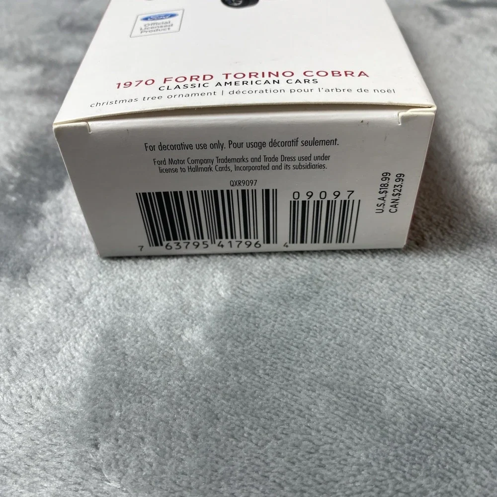 Ford Torino Cobra 1970 Classic American Cars 2019 Hallmark Keepsake With Box